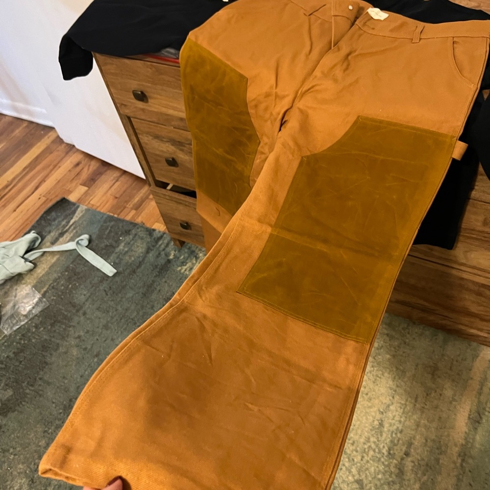Aime Leon Dore waxed carpenter pants mens XXL